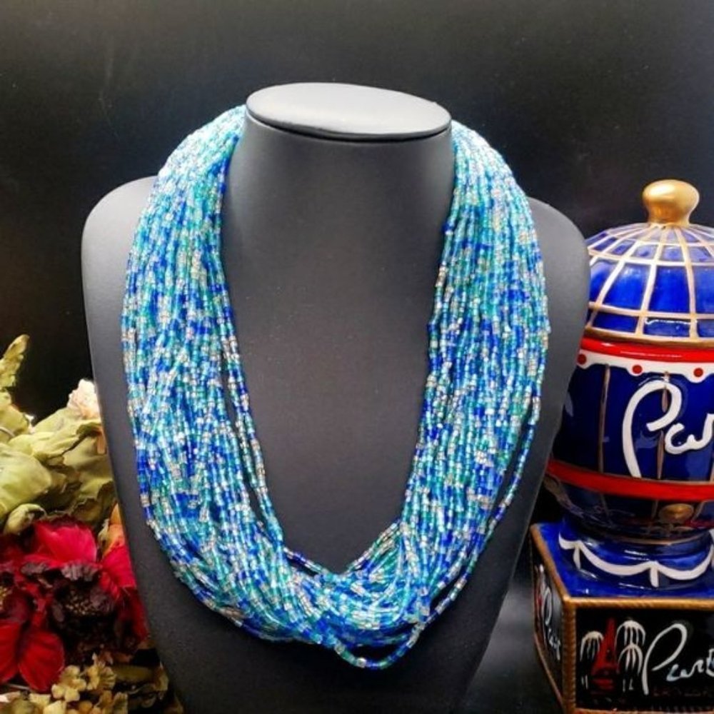 WATERFALL MULTI STRAND NECKLACE